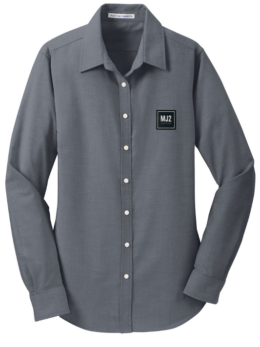 Port Authority® Ladies SuperPro™ Oxford Shirt - L658